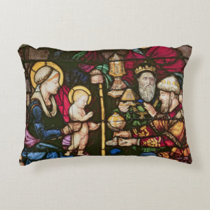 Adoration of the Magi Decorative Cushion