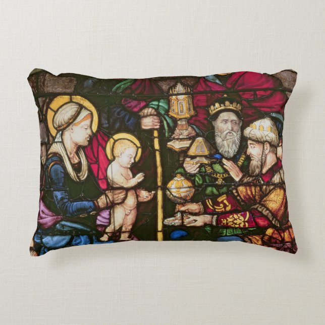 Adoration of the Magi Decorative Cushion (Front)
