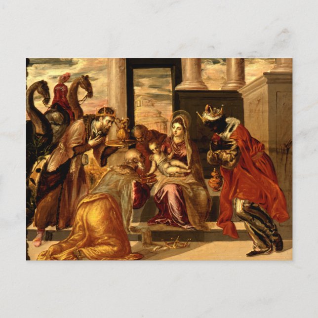 Adoration of the Magi - Greco Postcard (Front)