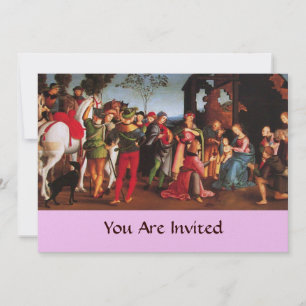 ADORATION OF THE MAGI ice Invitation