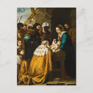 Adoration of the Magi - Murillo Postcard