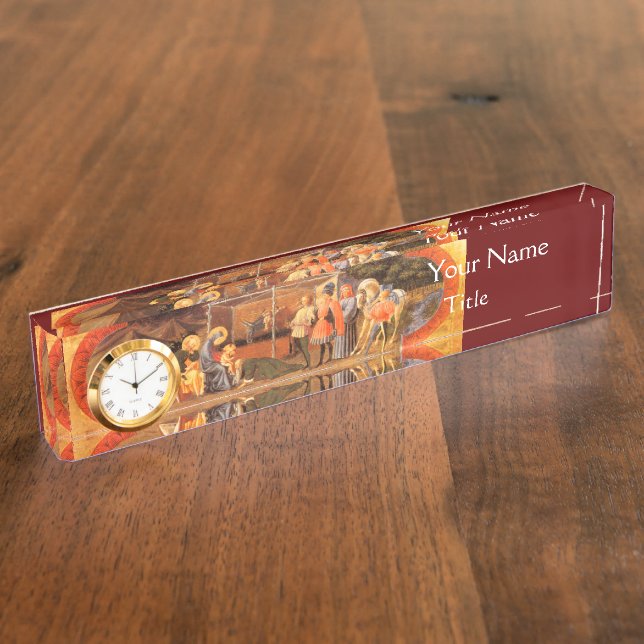 ADORATION OF THE MAGI NAMEPLATE (Side)