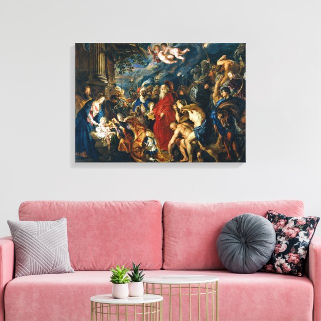 Adoration of the Magi | Peter Paul Rubens | Canvas Print (Insitu(LivingRoom))