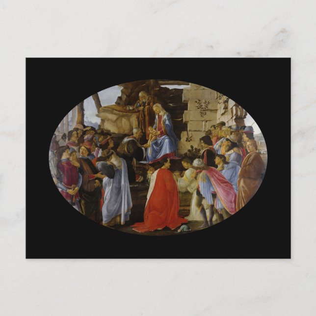 Adoration of the Magi Postcard (Front)