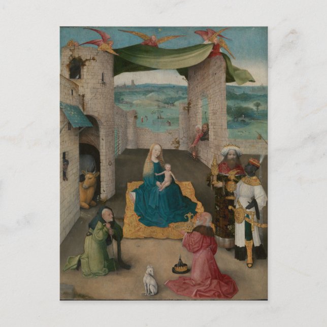 Adoration of the Magi Postcard (Front)