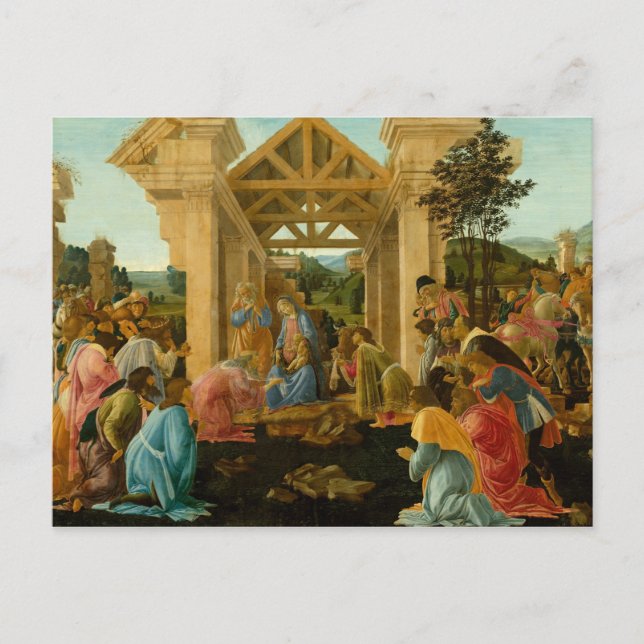 Adoration of the Magi Postcard (Front)