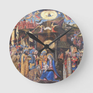 Adoration of the Magi Round Clock