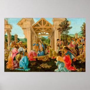 Adoration of the Magi Sandro Botticelli 1478-1482  Poster