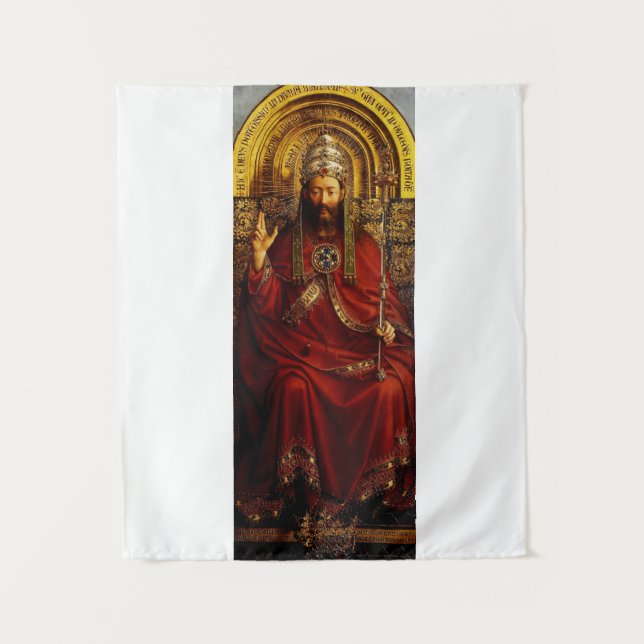 Adoration of the Mystic Lamb by Jan van Eyck Tapestry (Front)