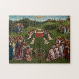 Adoration of the Mystic Lamb, The Ghent Altarpiece Jigsaw Puzzle