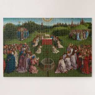 Adoration of the Mystic Lamb, The Ghent Altarpiece Jigsaw Puzzle