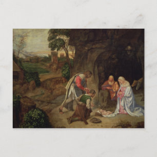 Adoration of the Shepherds, 1510 Postcard