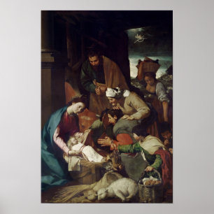 Adoration of the Shepherds, 1630 Poster