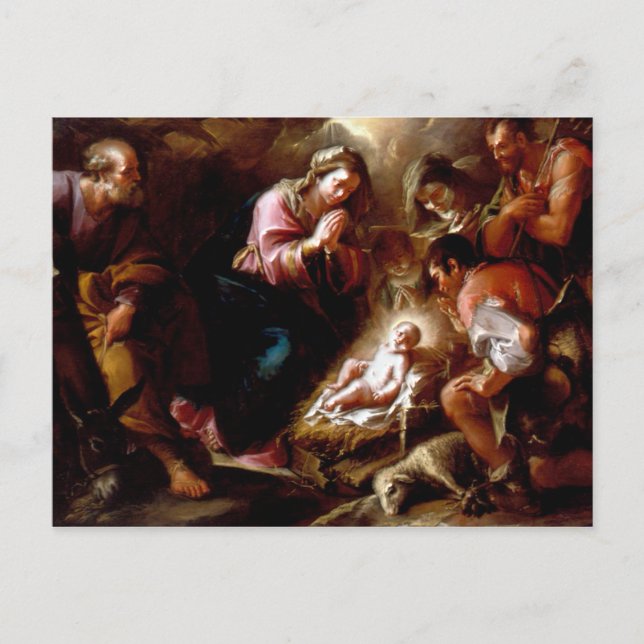 Adoration of the Shepherds - Altobello Postcard (Front)