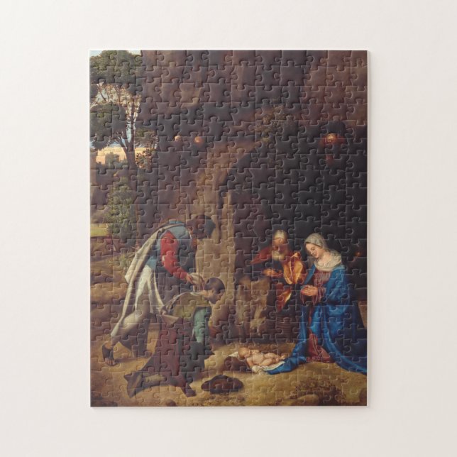 Adoration of the Shepherds by Giorgione Art Jigsaw Puzzle (Vertical)
