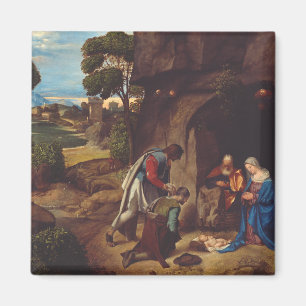 Adoration of the Shepherds by Giorgione Art Magnet