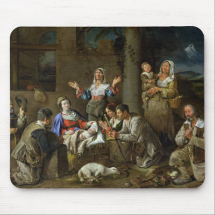 Adoration of the Shepherds, c.1659 Mouse Mat