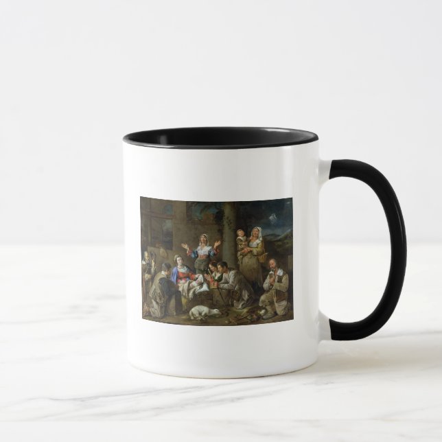 Adoration of the Shepherds, c.1659 Mug (Right)