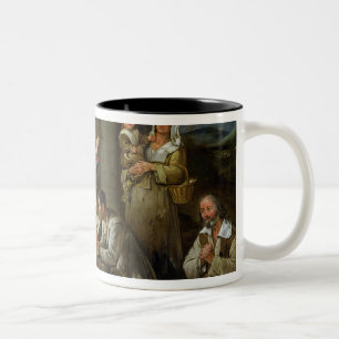 Adoration of the Shepherds, c.1659 Two-Tone Coffee Mug