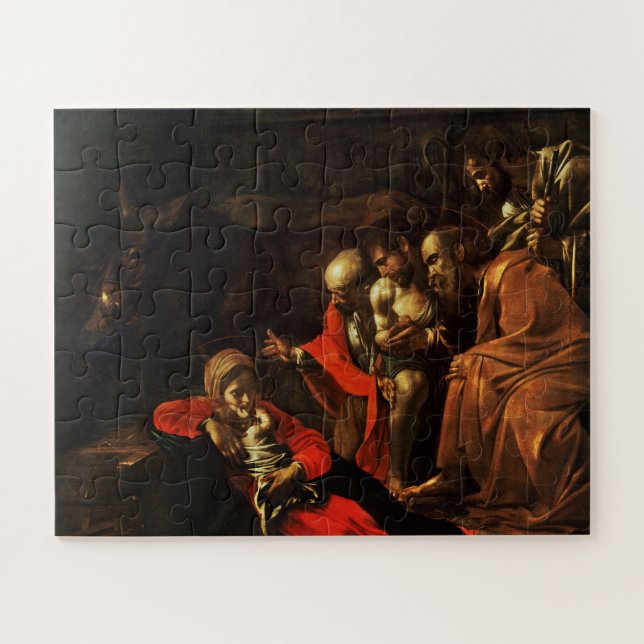 Adoration of the Shepherds (Caravaggio) Jigsaw Puzzle (Horizontal)