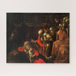 Adoration of the Shepherds (Caravaggio) Jigsaw Puzzle