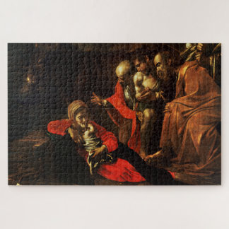 Adoration of the Shepherds (Caravaggio) Jigsaw Puzzle