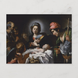 Adoration of the Shepherds, circa 1615 Postcard