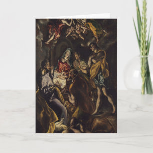 Adoration of the Shepherds Holiday Card