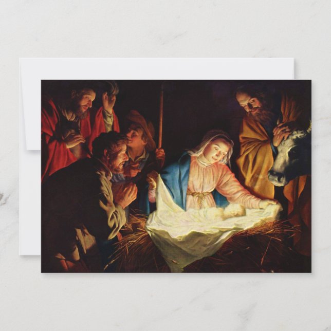 Adoration of the Shepherds - Honthorst (Front)