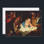 Adoration of the Shepherds - Honthorst<br><div class="desc">Adoration of the shepherds nativity scene with original oil painting by Honthorst in 1620.  The scene with Jesus,  Mary,  and Joseph along with shepherds.  http://frontiernow.com</div>
