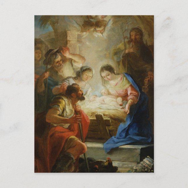 Adoration of the Shepherds Postcard (Front)