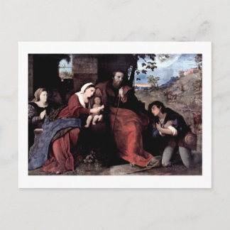 Adoration of the Shepherds with a Donor Postcard