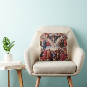 Adoration of the Trinity by Albrecht Durer, 1511 Cushion