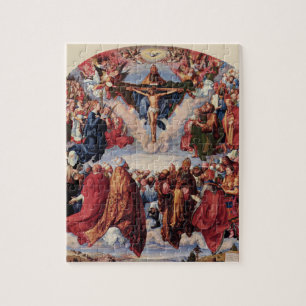 Adoration of the Trinity by Albrecht Durer, 1511 Jigsaw Puzzle