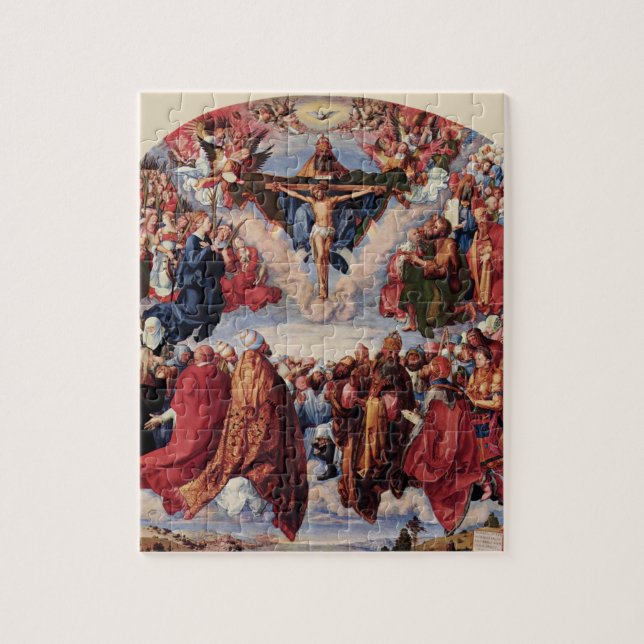 Adoration of the Trinity by Albrecht Durer, 1511 Jigsaw Puzzle (Vertical)
