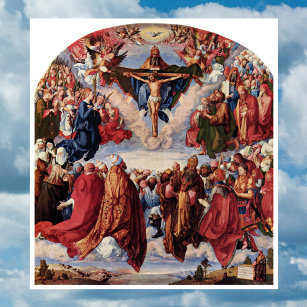 Adoration of the Trinity by Albrecht Durer, 1511 Poster