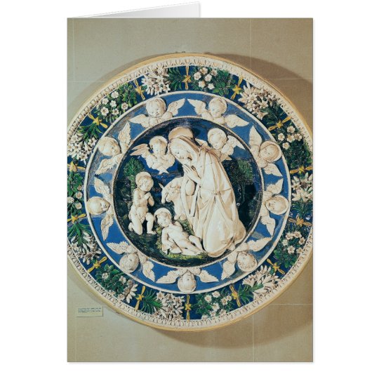 Adoration of the Virgin with St. John Card