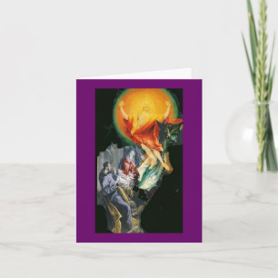Adoration to Resurrection collage Holiday Card
