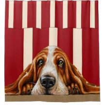 Adorbs Basset Hound Shower Curtain