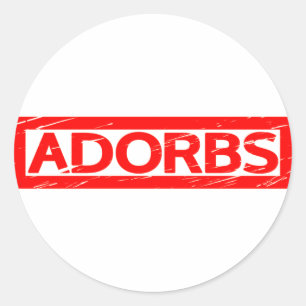 Adorbs Stamp Classic Round Sticker