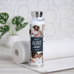 Adoring Collage EDITABLE COLOR Water Bottle<br><div class="desc">Visit our shop at www.berryberrysweet.com for stylish and modern stationery and personalised gifts.</div>