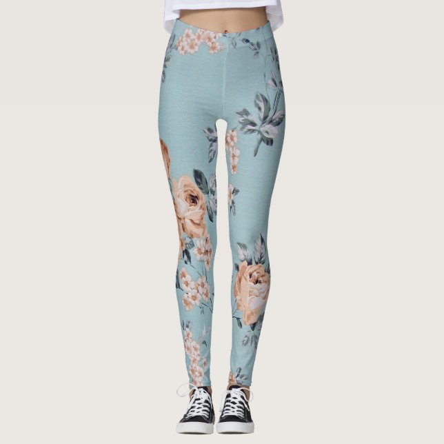 Adoring Flowers - Leggings (Front)