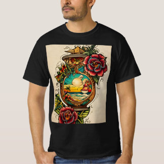 "Adorn Your Style with Nature's Charm: Fallowpot T-Shirt