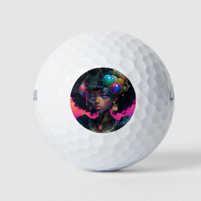 Adorned Knight Golf Balls (Front)