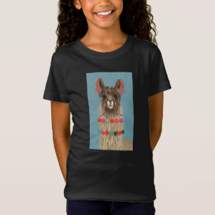 Adorned Llama - Brown T-Shirt