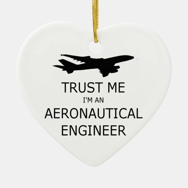 Adornment with airplane design ceramic tree decoration (Front)