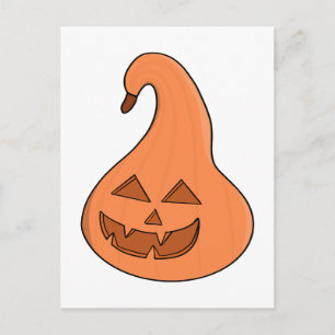 Adorobale Pumpkin Postcard