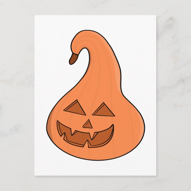 Adorobale Pumpkin Postcard (Front)