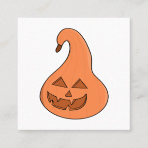 Adorobale Pumpkin Square Business Card