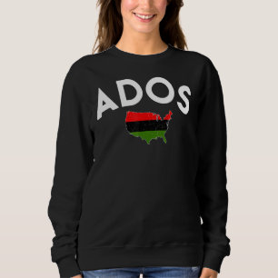 Ados Foundational Black American Sweatshirt
